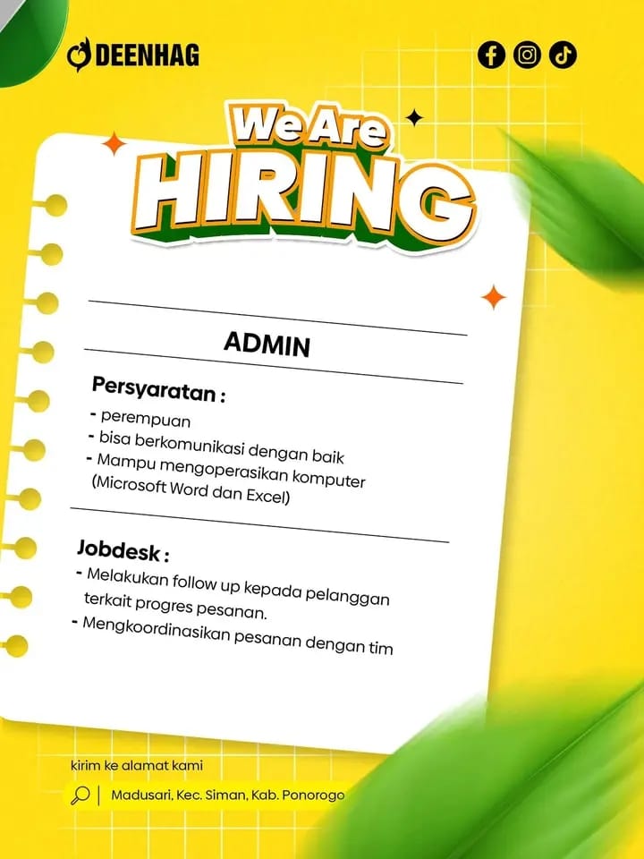 Info Lowongan Pekerjaan